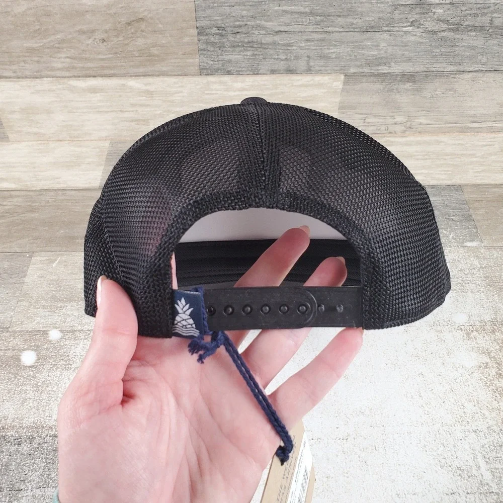 Chubbies The Backstage Trucker Hat Black Snapback Adjustable